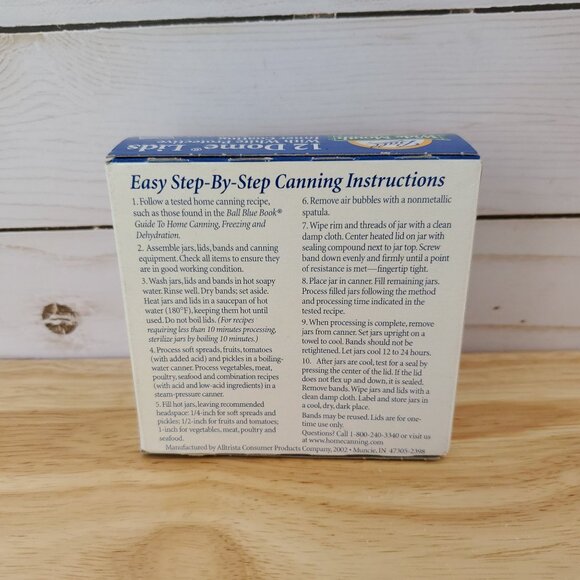 Wide Mouth 12 Dome Lids White Protective Inner Coating For Mason Canning Jars - Picture 2 of 6